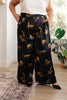 Legendary in Leopard Satin Wide Leg Pants