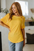 New Edition Mineral Wash T Shirt Yellow