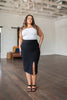 Pencil Me In Pencil Skirt in Black