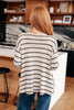 Weekend Adventure Striped Longline Cardigan